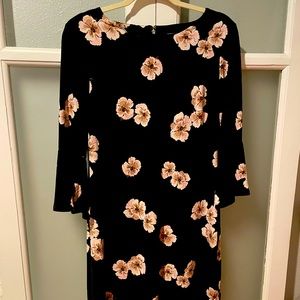 TH Black Floral Dress